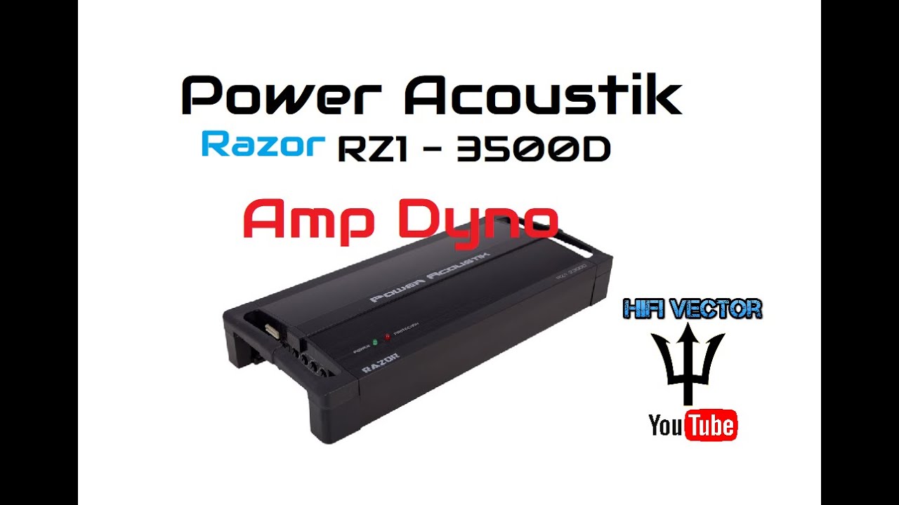 Power Acoustik amp dyno Razor RZ1 3500D best cheap sub  amp