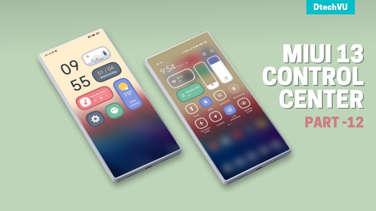 MIUI 13 Themes with Control Center support P-12 | Best MIUI Themes for Xiaomi, Poco