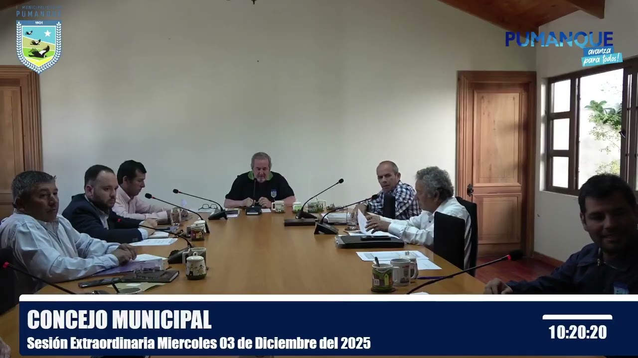 Transmisión Concejo municipal - Primera Sesión extraordinaria  03 de diciembre del 2025