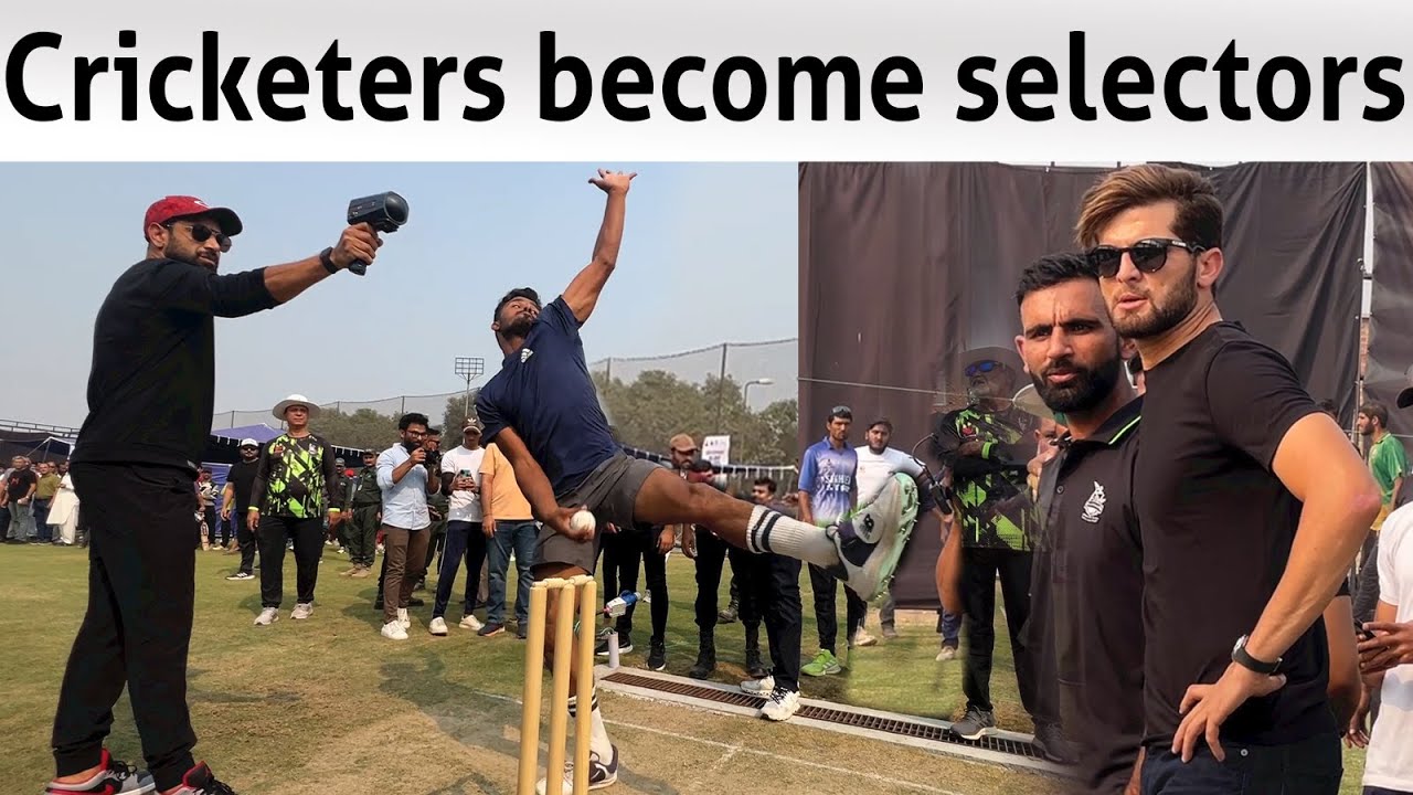 Fakhar Shaheen and Haris taking trails of young cricketers