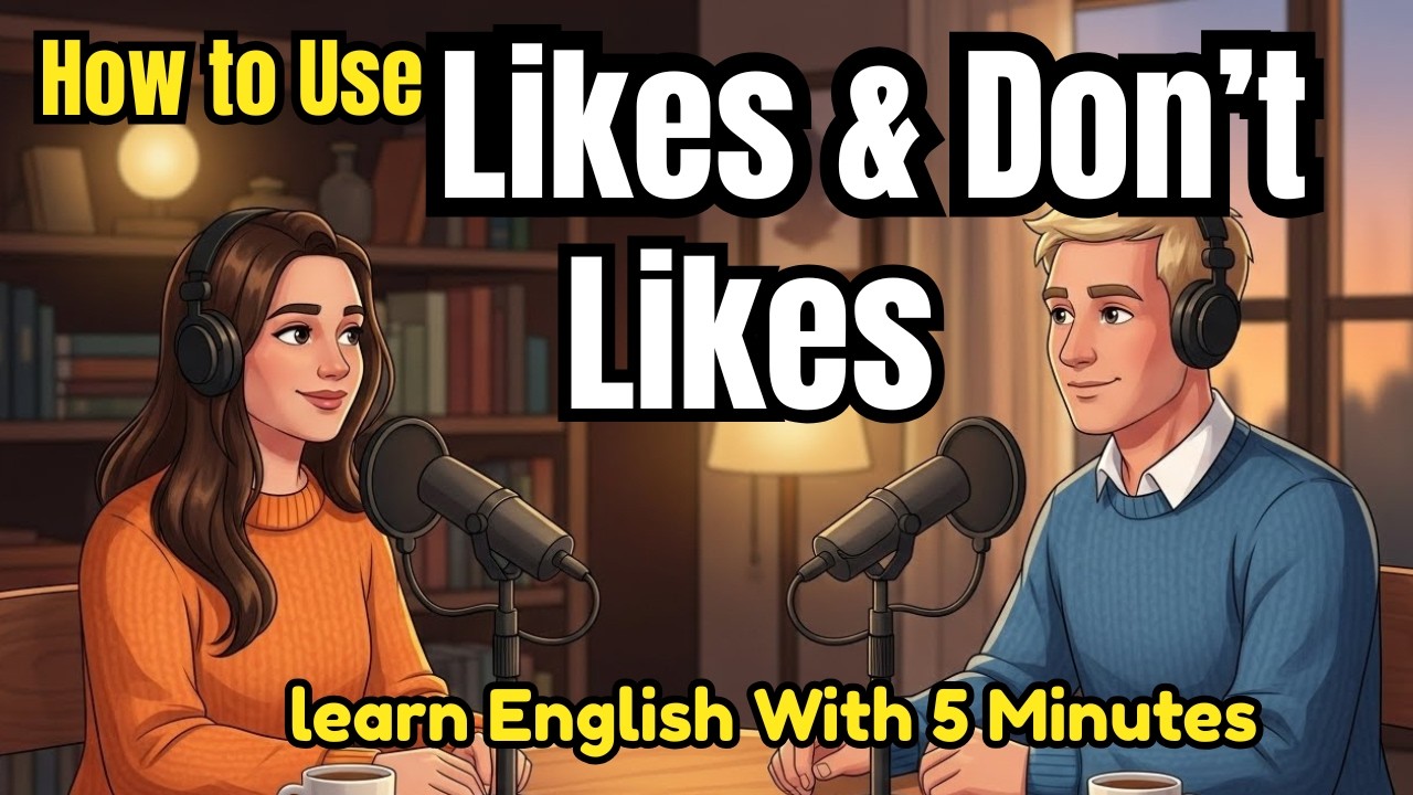 Как использовать слова likes и don't likes в английском языке | Простая практика разговорной речи