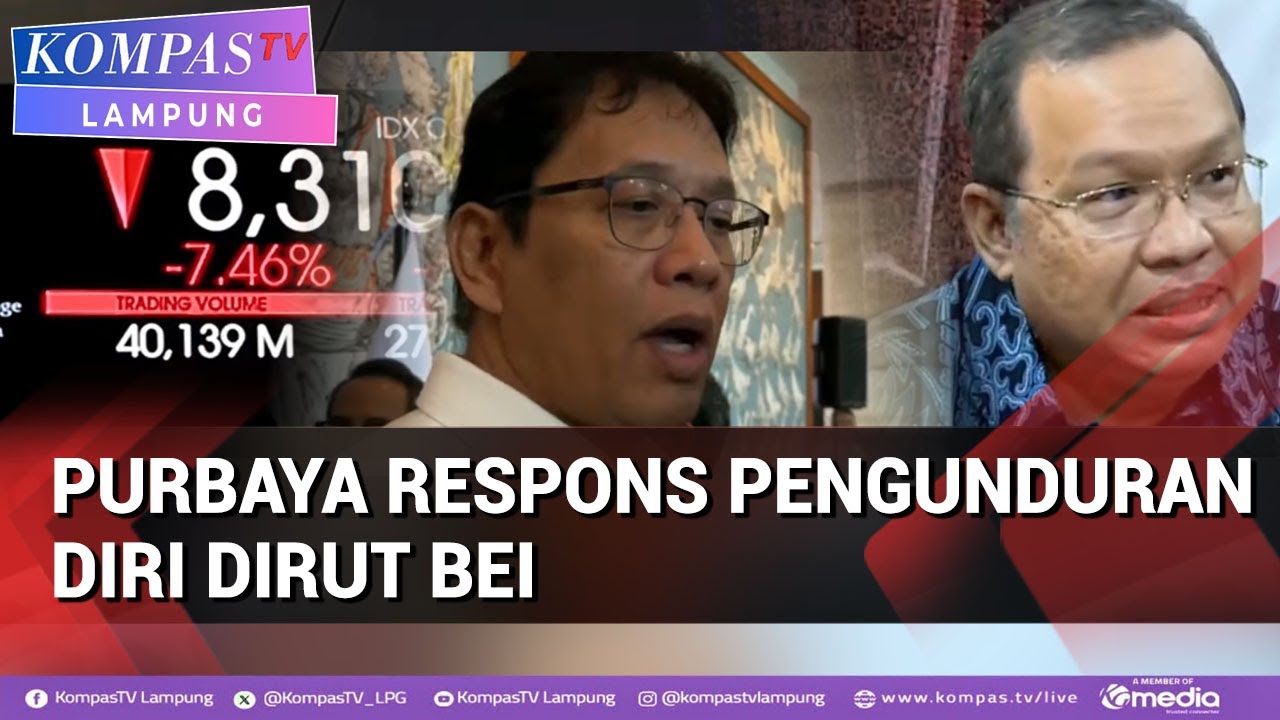 Purbaya Respons Pengunduran Diri Dirut BEI Usai IHSG Anjlok
