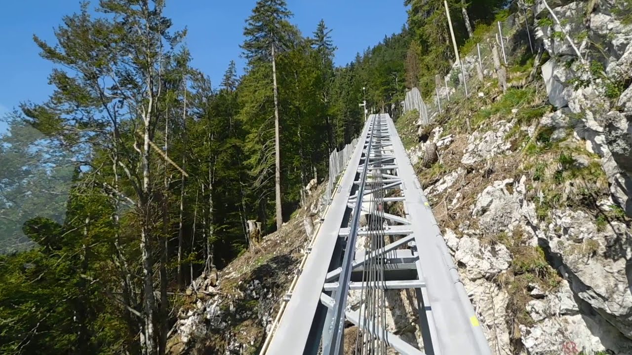 Schrägaufzug Ehrenberg Liner Bergfahrt