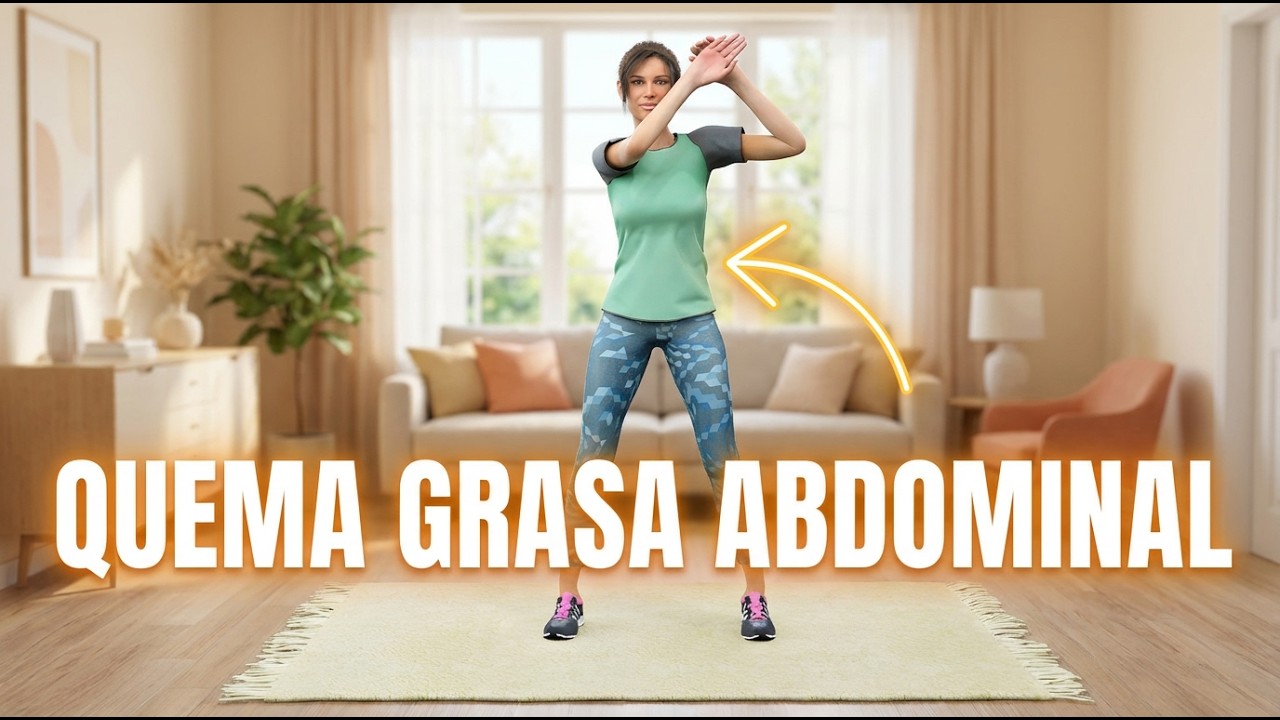 30 Min Caminata en Casa: Quema Grasa Abdominal y Esculpe Abdomen