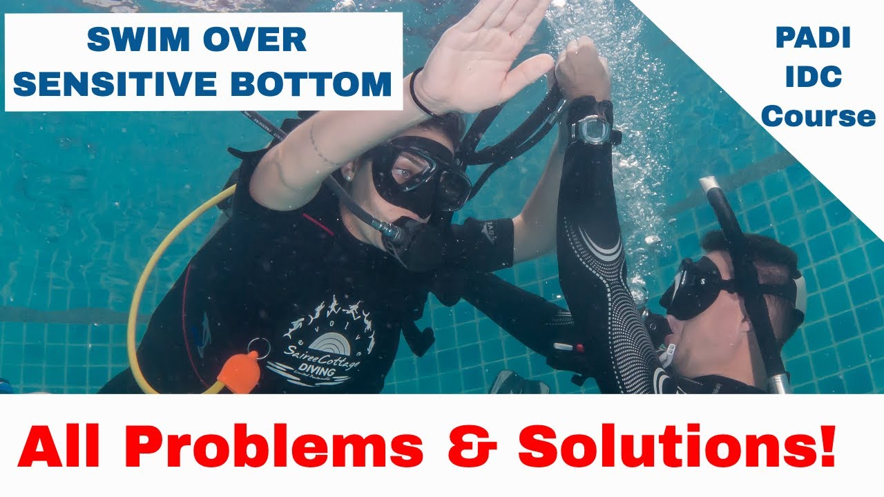 Swim Over a Sensitive Bottom - Problems Solutions &bull; PADI IDC Course