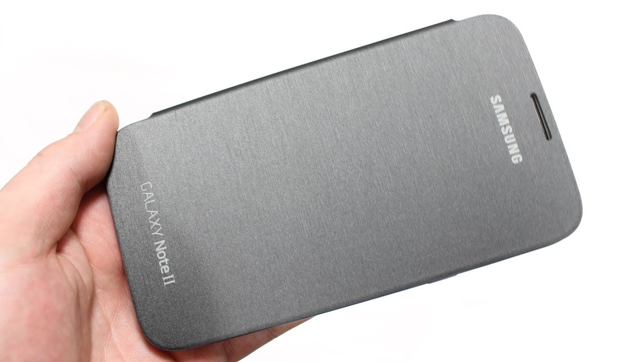 Official Samsung Galaxy Note 2 Flip Cover Review - Silver / Grey - Genuine
