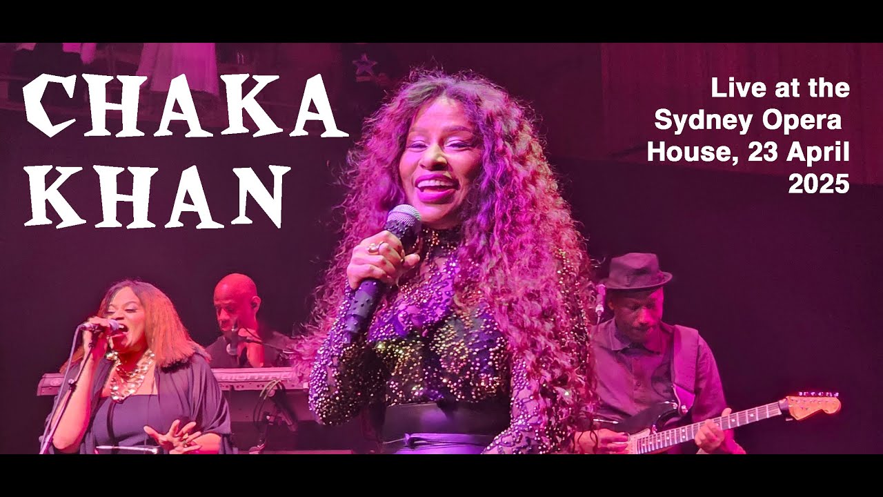 Chaka Khan, live at the Sydney Opera House, 23 April 2025, Celebrating 50 Years in Music, Final Show