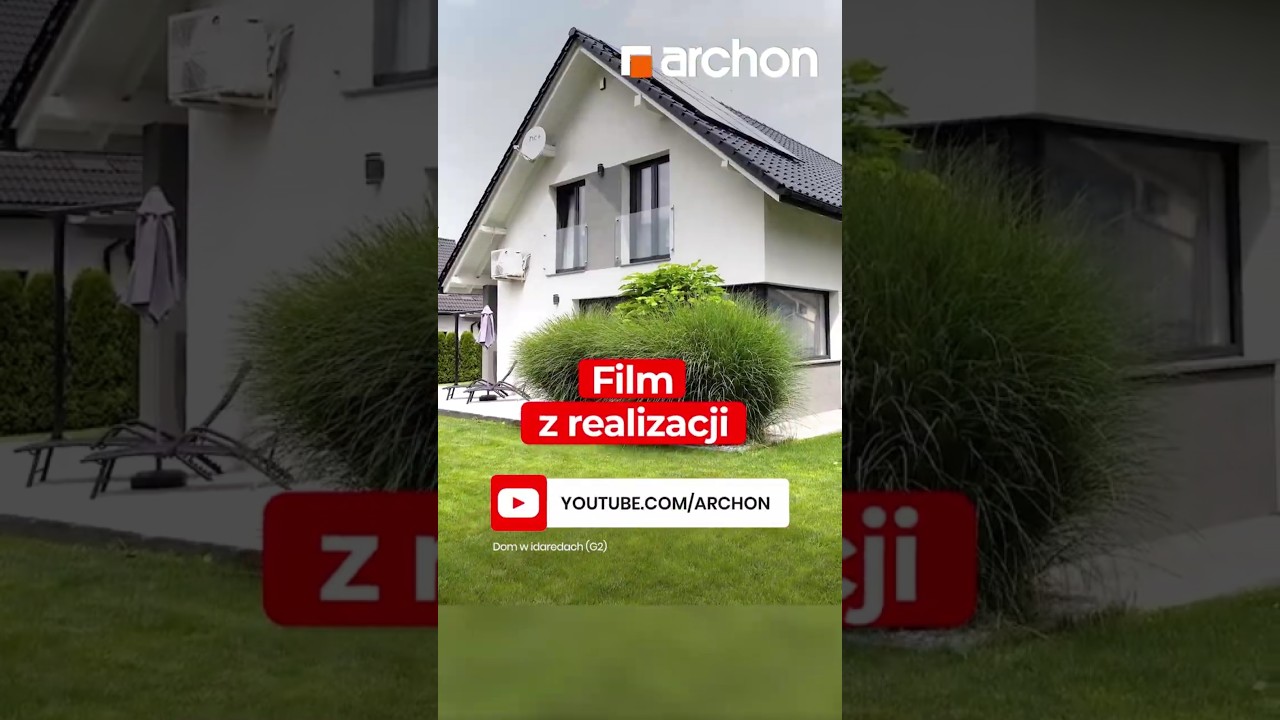 Dom w idaredach (G2) &ndash; Ekonomiczny dom - ARCHON+ Projekty Dom&oacute;w #dom #projekt #archon #shorts