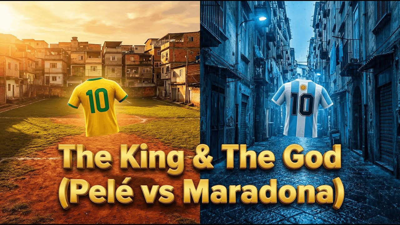 Pelé vs Maradona: The Ultimate Musical Duel 🇧🇷🇦🇷 | Samba Rock Fusion (AI Song)
