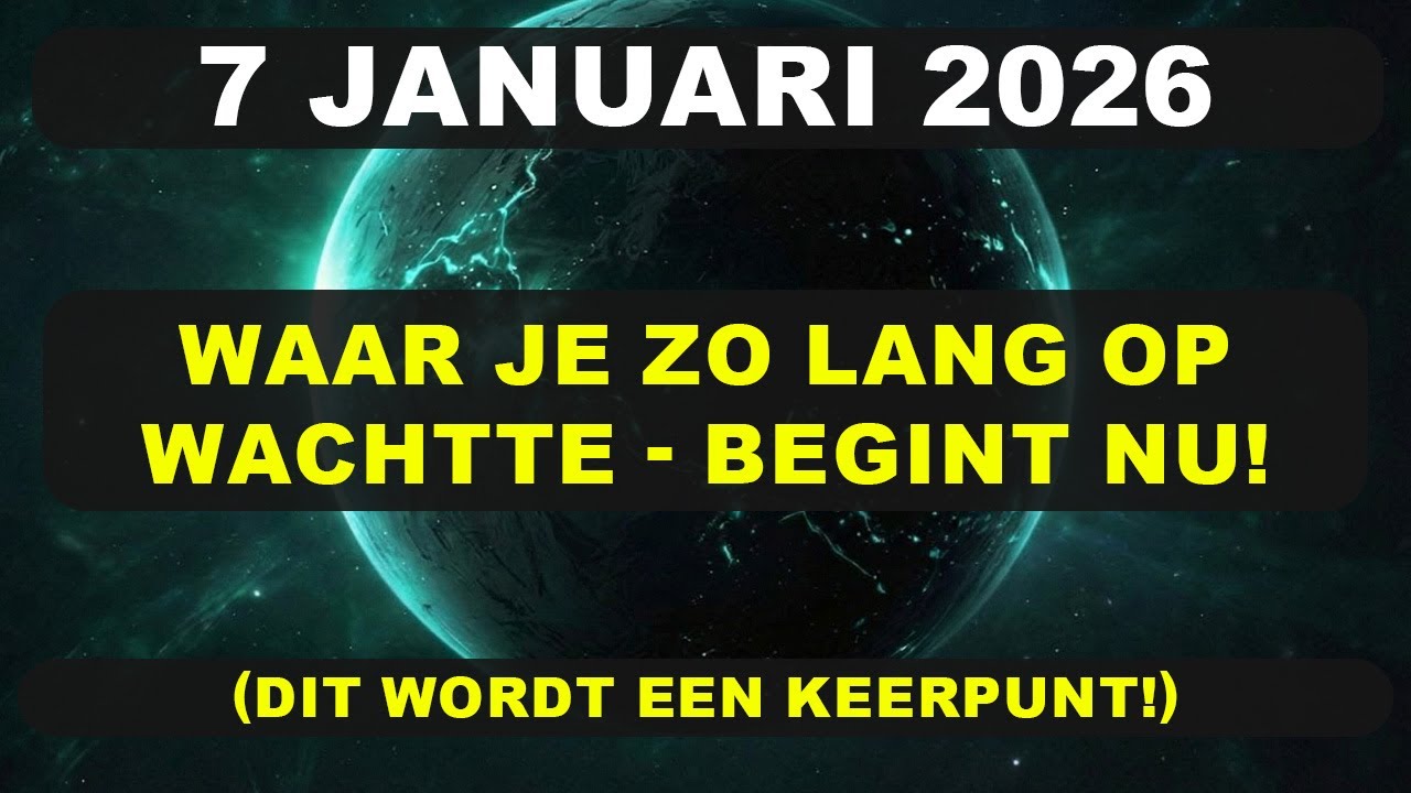 🎉 EINDELIJK! 7 januari — De Dag van het Grote Begin! Het wachten is voorbij!
