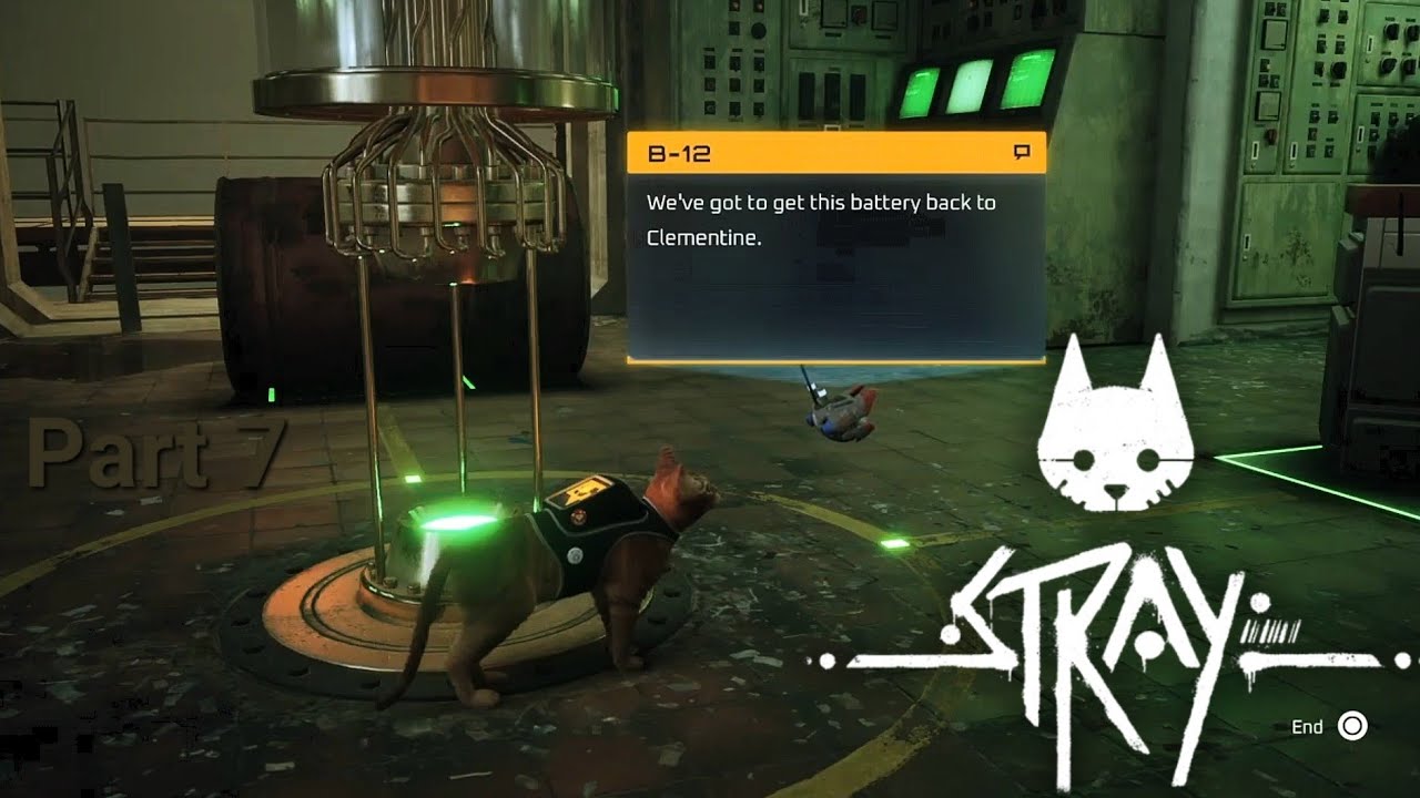 Stray -Stealing the Battery at the Factory and meeting Blazer at Nightclub [Part7/8]-(No Commentary)