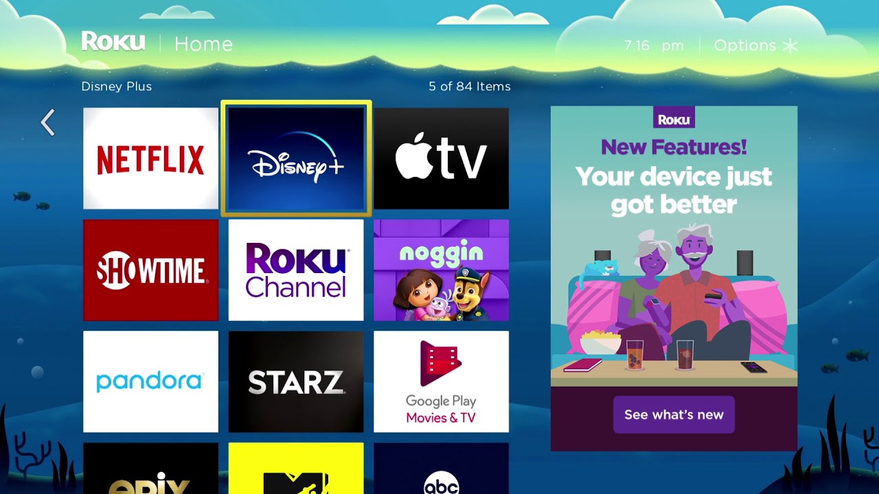 Новые функции Roku OS 9.4