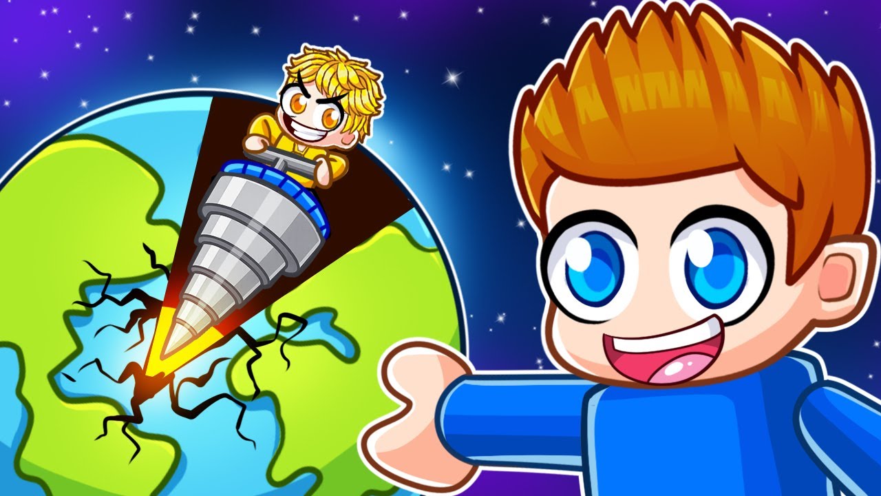 KOPIE 1,000,000 KRATEK DO JĄDRA ZIEMI w Roblox!