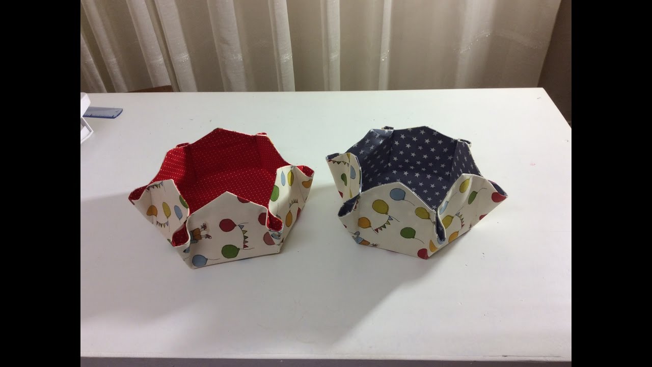 Tuto Couture Madalena - Coudre un petit panier Hexagonal