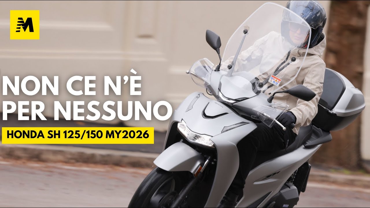 SH 125i e 150i 2026 TEST: tante novità e tante conferme per il best seller Honda