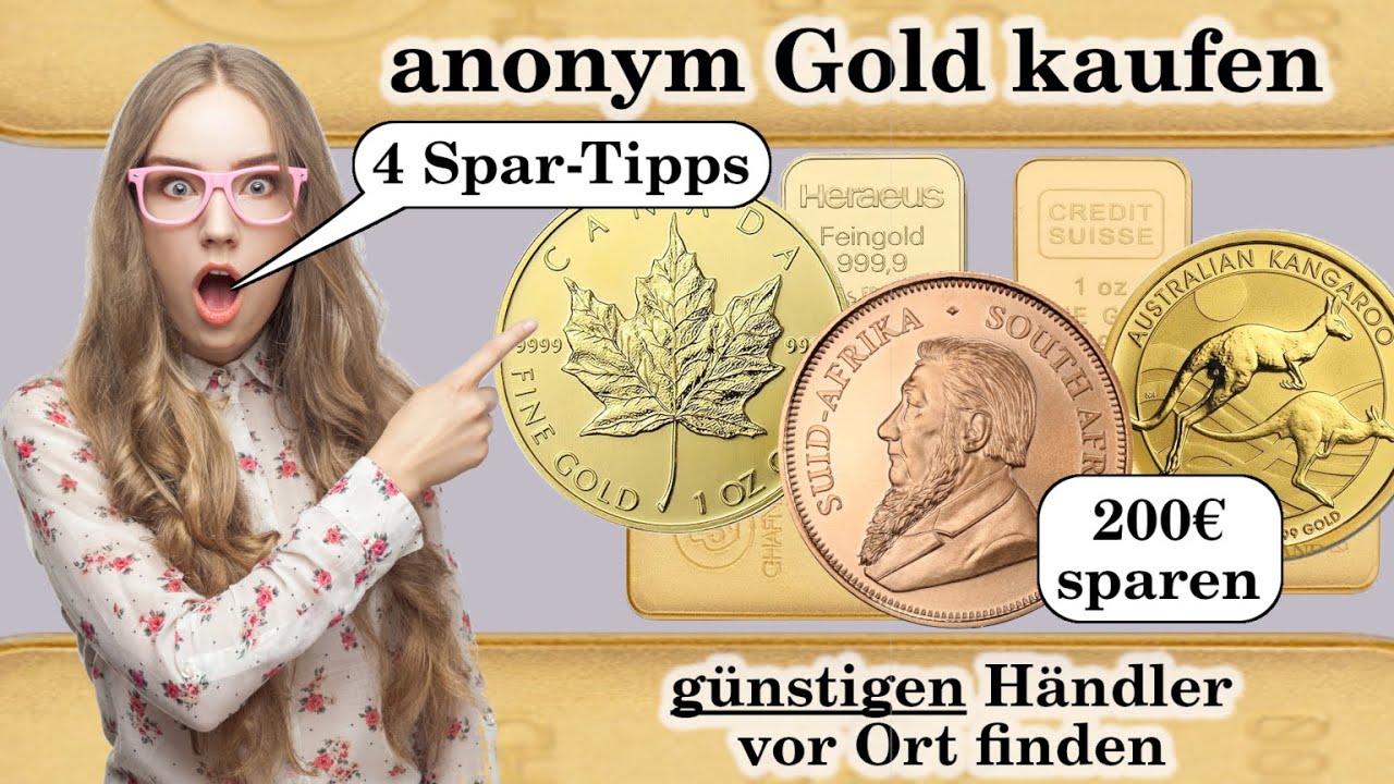 Gold anonym kaufen: günstigen Händler finden, 4 Spar-Tipps