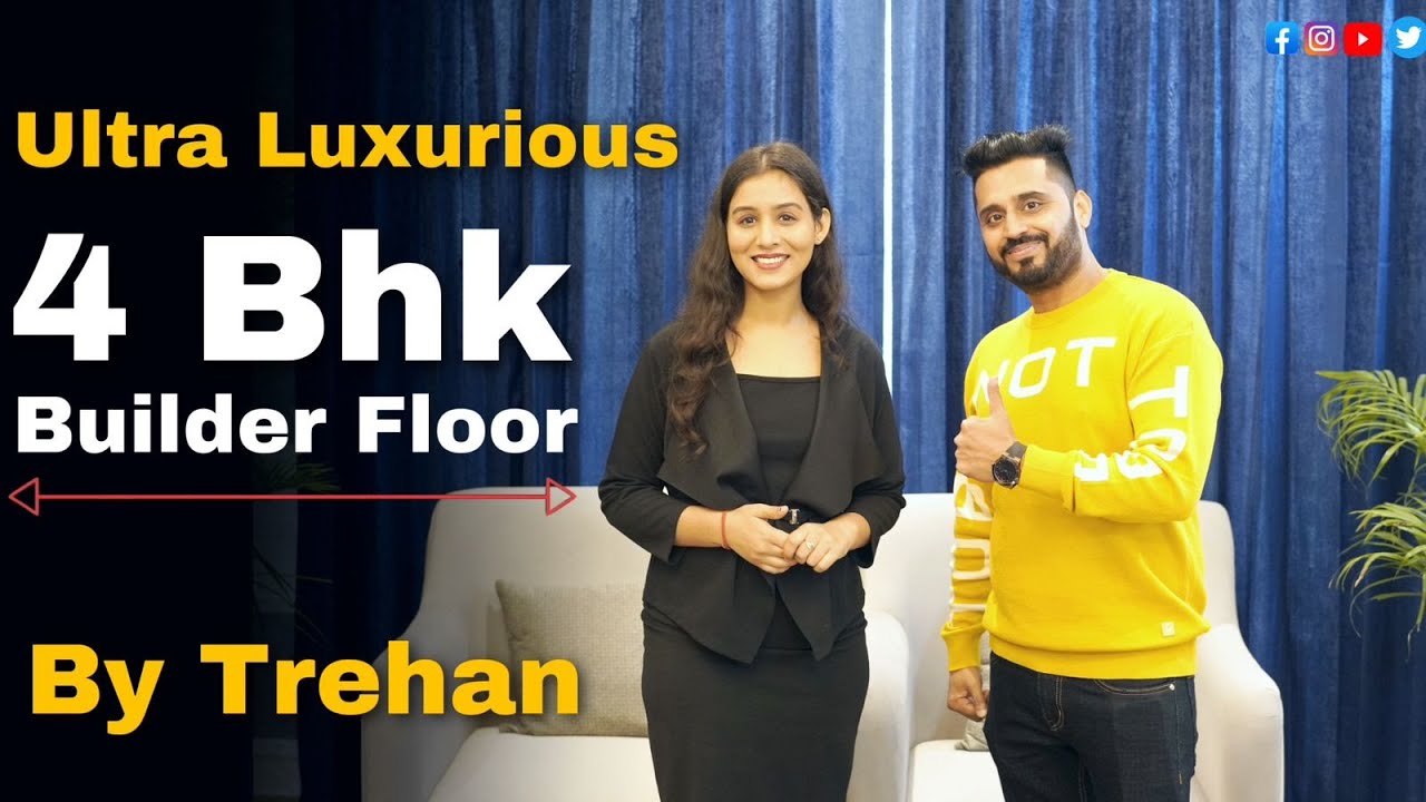 Trehan Ultra Luxurious 4BHK Builder Floors at Adani Samsara, Sector 63A Gurgaon, Video Tour & Review