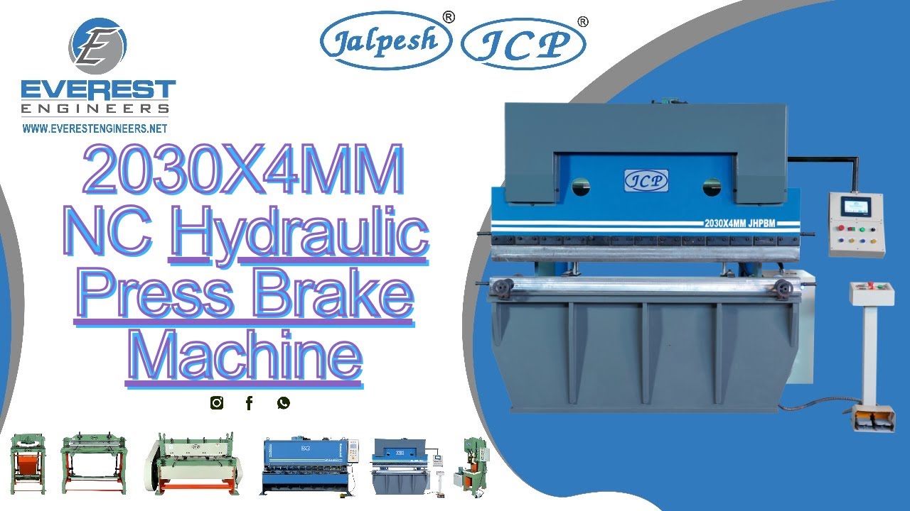 NC Hydraulic Press Brake Machine || Sheet Bending Machine || Press Brake || 2030X4MM NC Control