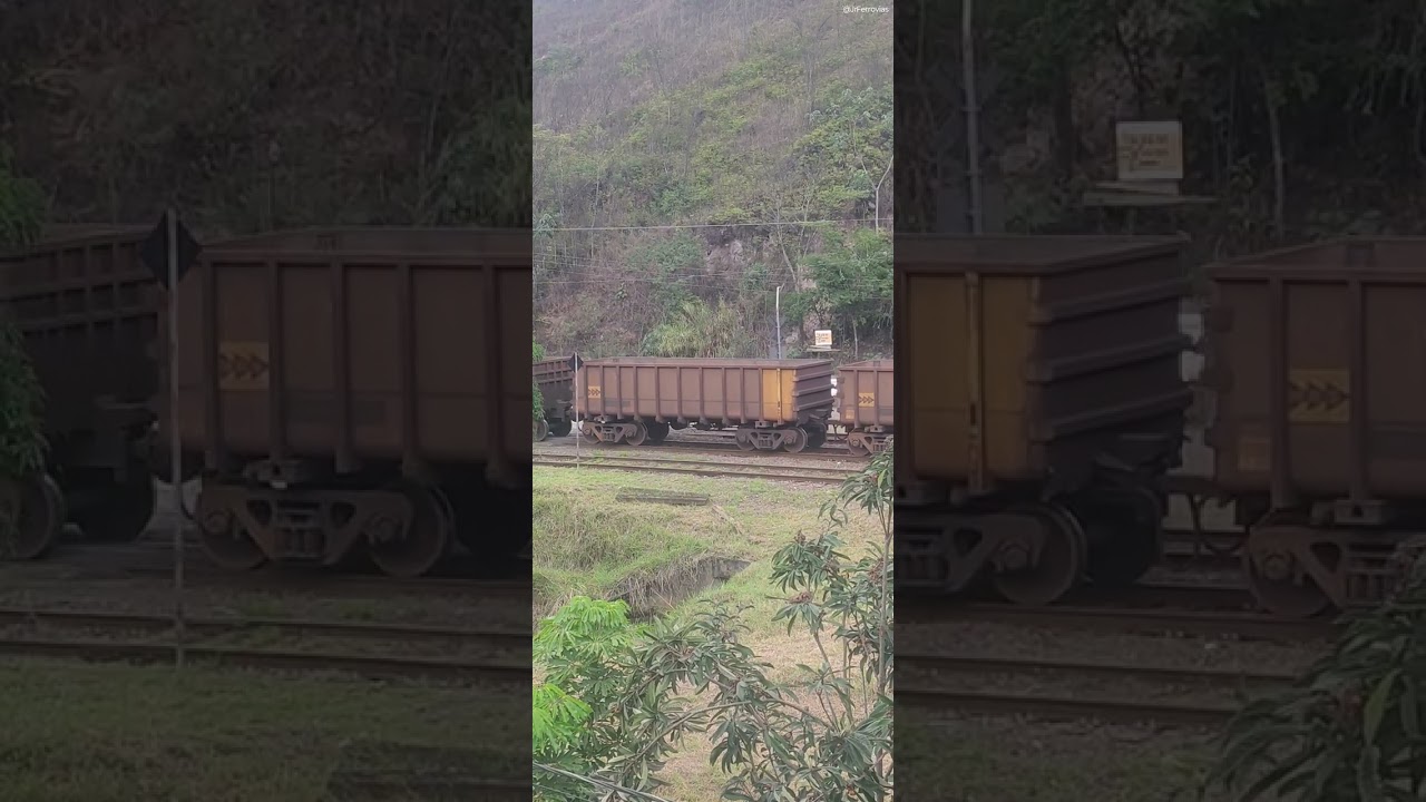 NLE 0847 da MRS Logística SA, tracionado pelas locomotivas Wabtec AC44i #7344-2 e #7343-4
