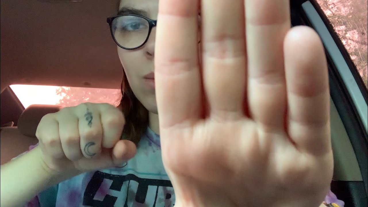 Rainy Sunday Hand Movements & Sounds🌧 Lofi ASMR in a Car ~ No talking🌷
