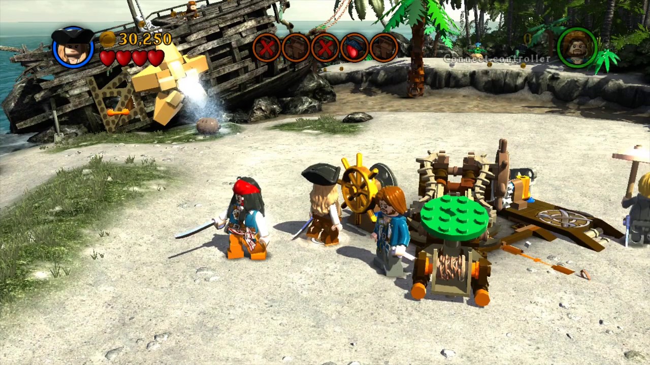 Lego Pirates of the Caribbean - Walkthrough 10 - Movie 2, Isla Cruces