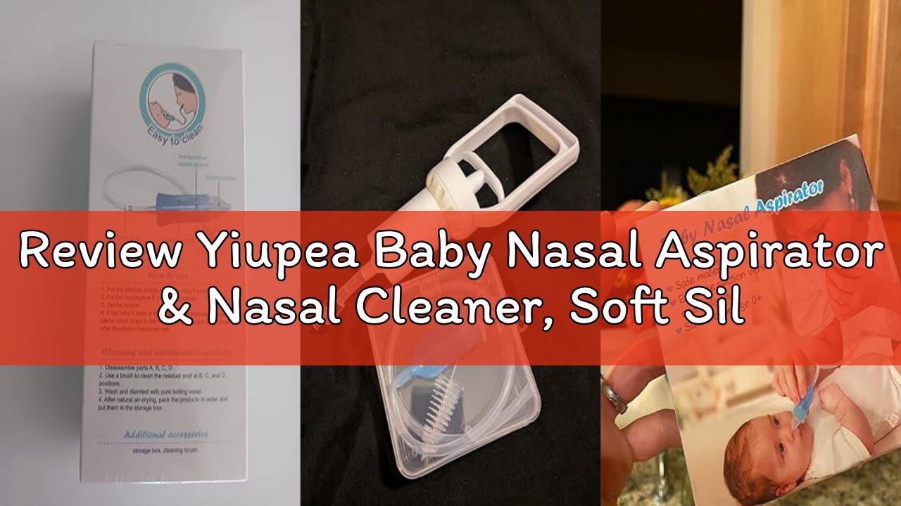 Review Yiupea Baby Nasal Aspirator & Nasal Cleaner, Soft Silicone and Easy to Use | Reusable | Easy