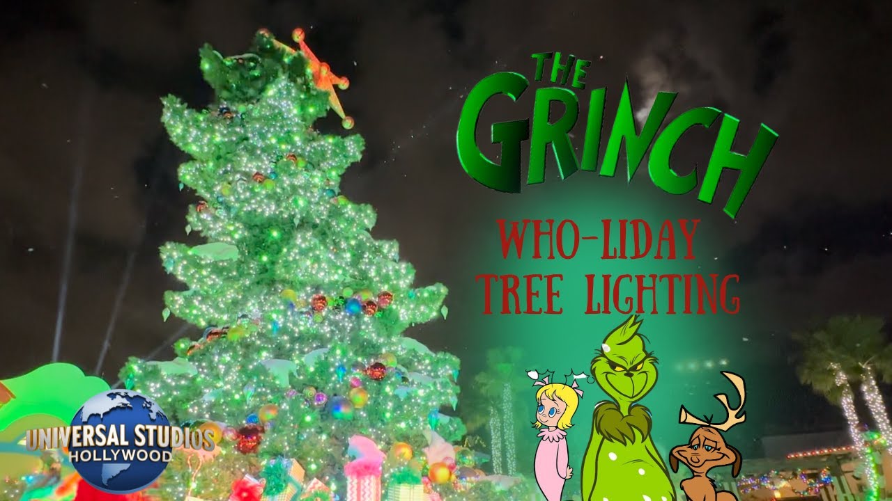 Who-liday Tree Lighting at Grinchmas 2023, Universal Studios Hollywood