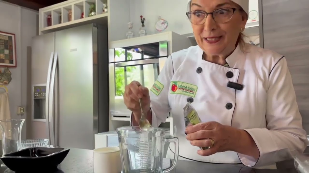 Receita chá matcha 🍵