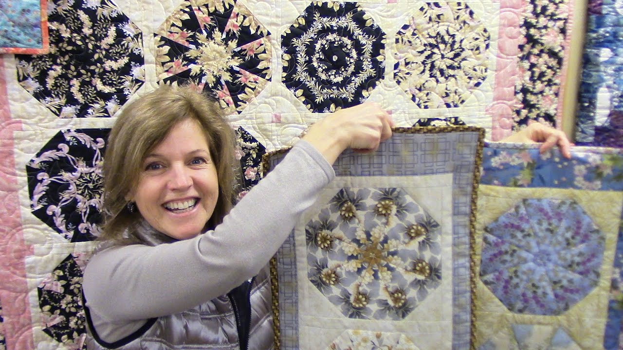 Part 1: Kaleidoscope Quilt and Table Runner Block | Let'sMake Quilting Tutorial