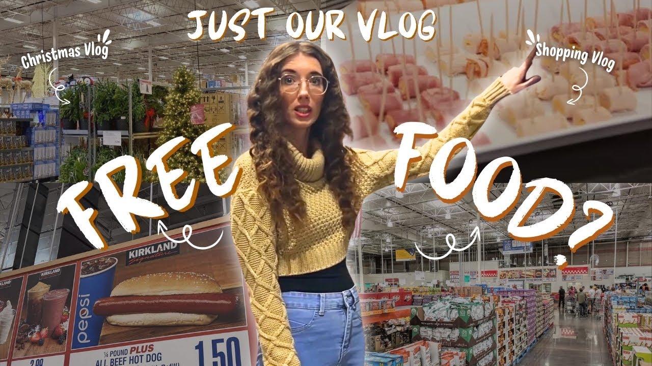 What I Bought At COSTCO | FREE Food And A Christmas Haul!