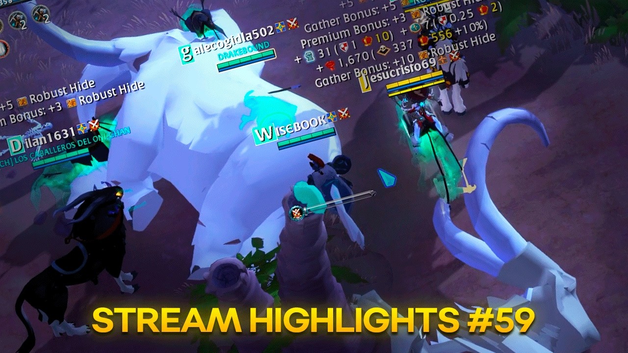 CONSEGUÍ DOS ASPECTOS DE MAMUT JUNTOS | Stream highlights #59 | Albion Online