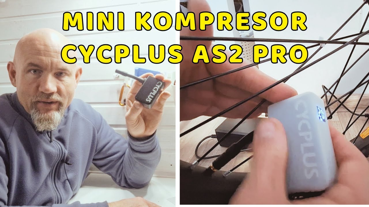 Mini kompresor rowerowy CYCPLUS AS2 Pro