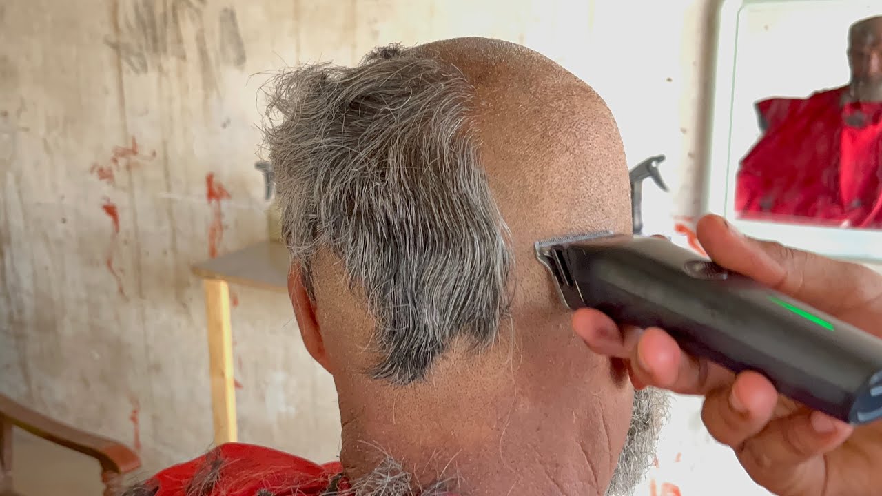 Full Clean Head Shave & Beard Setting | Machine + Scissor Grooming Transformation | Madni Hair Salon