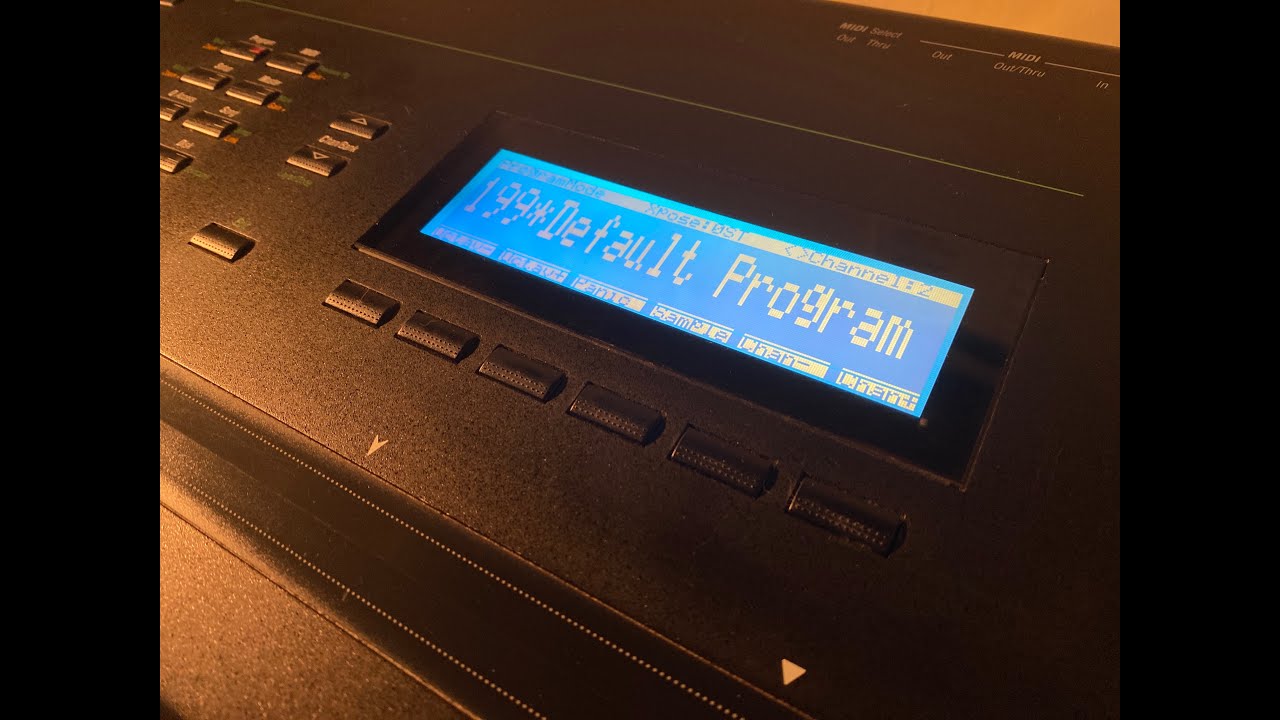 Kurzweil K2000/2500 Tutorial - Creating a pad
