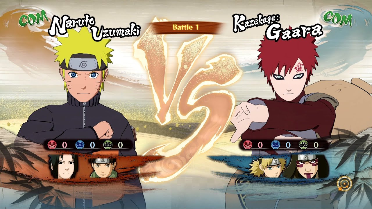 Naruto vs Gaara Naruto Ninja Storm 4