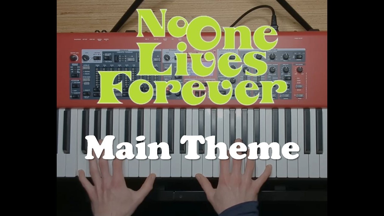 No One Lives Forever - Main Theme (Piano Cover)