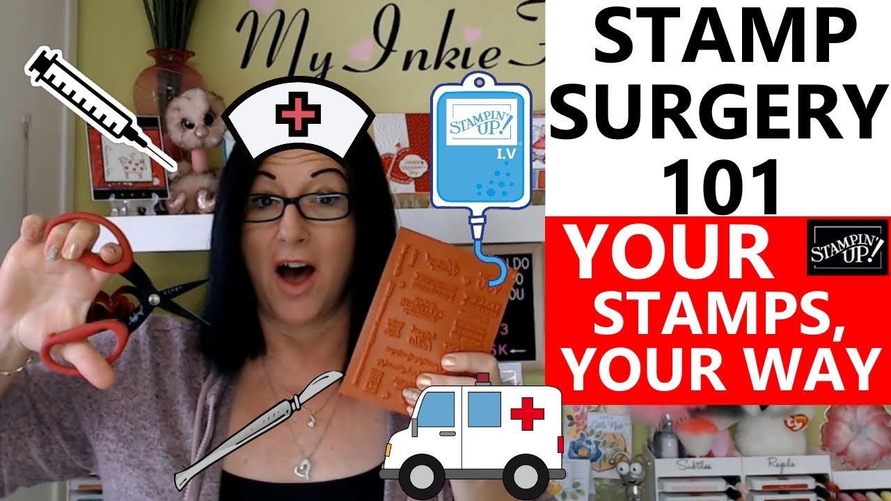 🚑 Stamp Surgery | Cutting Many Messages Stamps | Cutting Rubber Stamps | Cutting Stampin Up Stamps