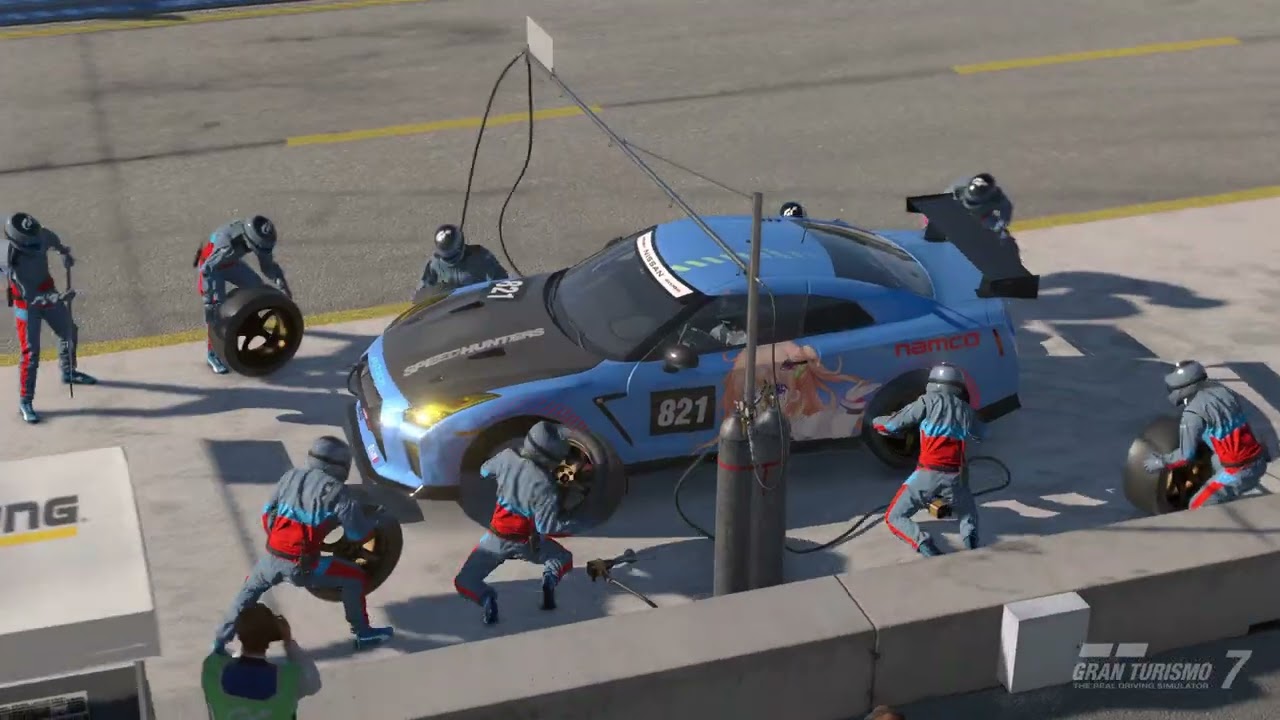 GT7 » GT-R Gr4 refuel and change tires