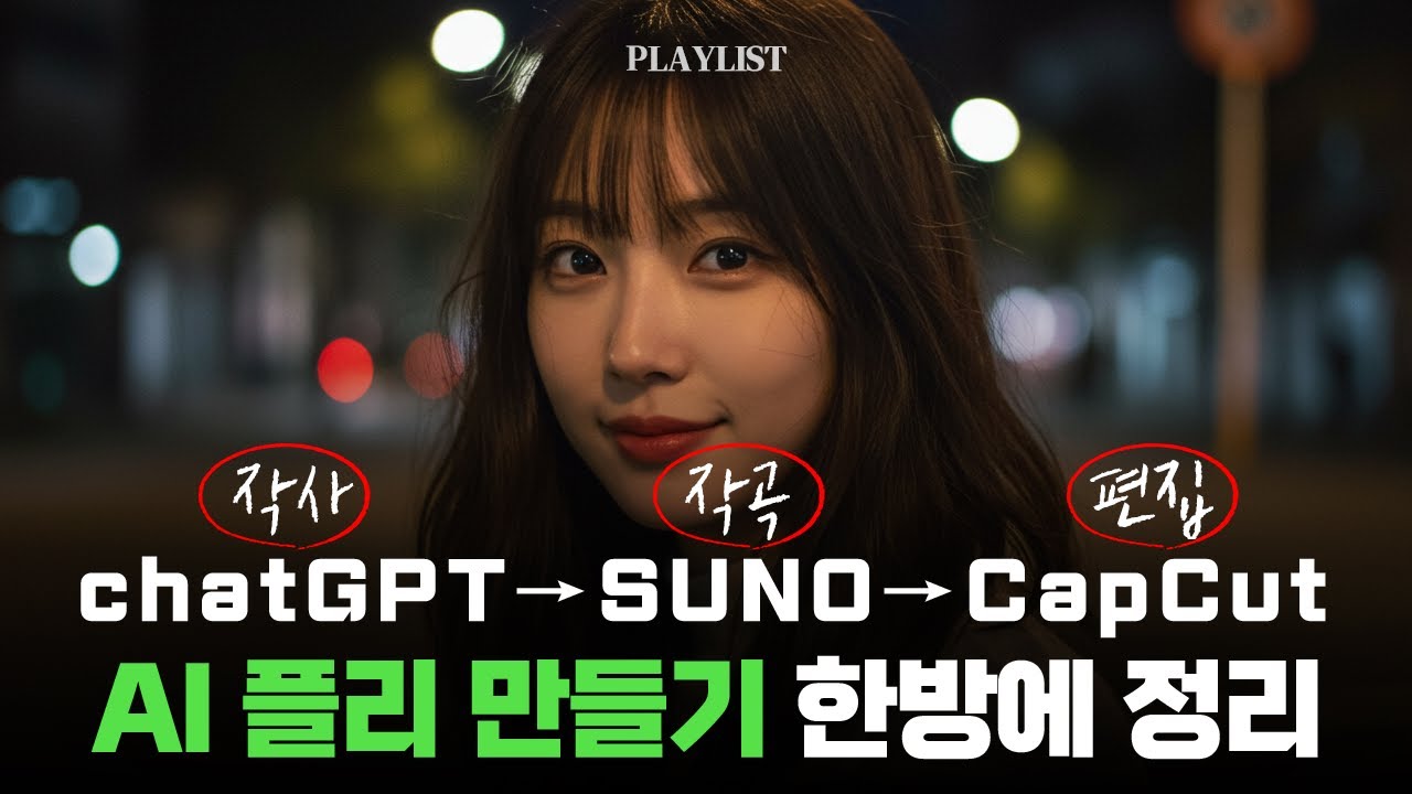 유튜브 음악 부업, 이렇게 하면 쉽다 | ChatGPT·SUNO·CapCut 로 플리 만들기!