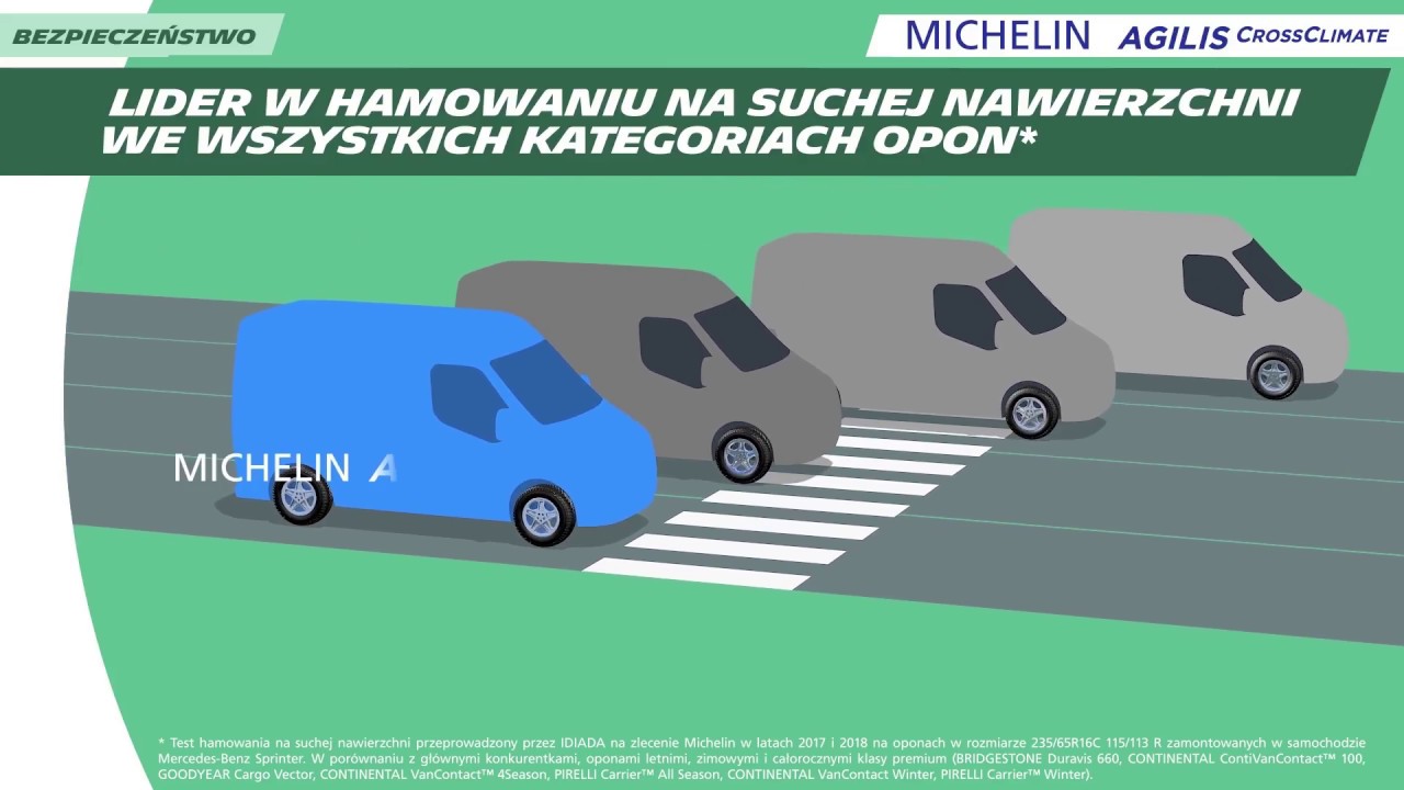 Michelin Agilis CrossClimate - Bezpieczeństwo we wszystkich warunkach pogodowych ● Oponeo&trade;