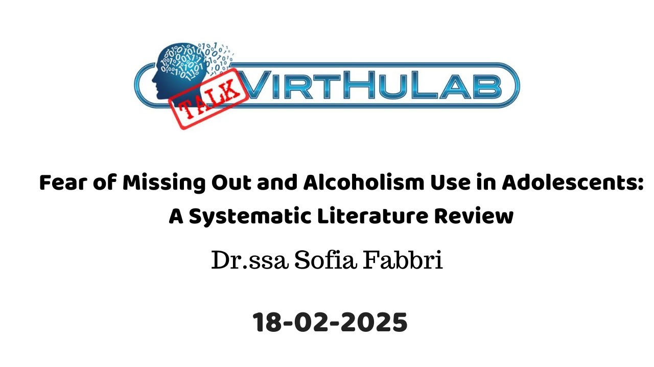 Fear of Missing Out and Alcoholism Use in Adolescents: A Systematic Literature Review