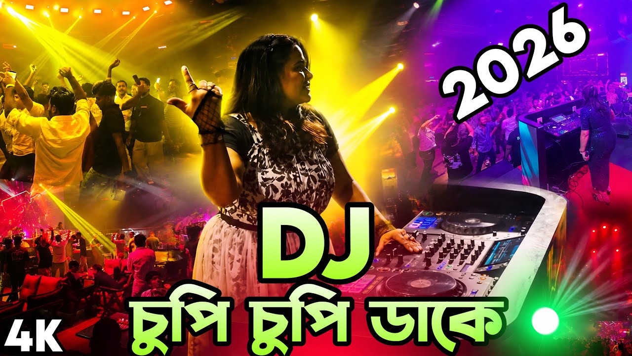 চুপি চুপি ডাকে DJ Song 2026 party club dj gan Bangla top mix  high bass dj Akter