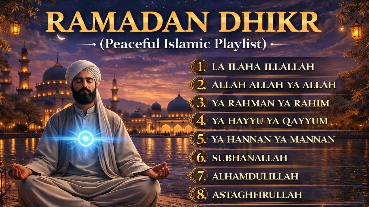 RAMADAN DHIKR Peaceful Islamic Playlist for the Soul