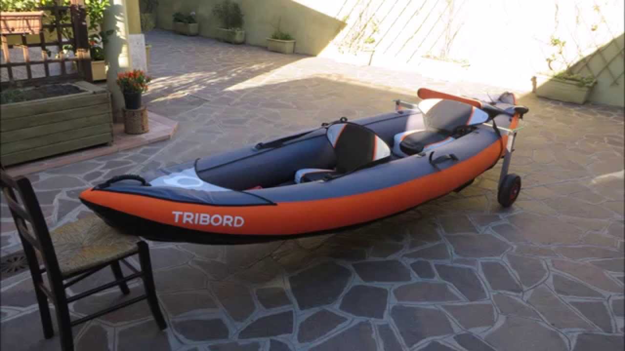 kayak gonfiabile a motore