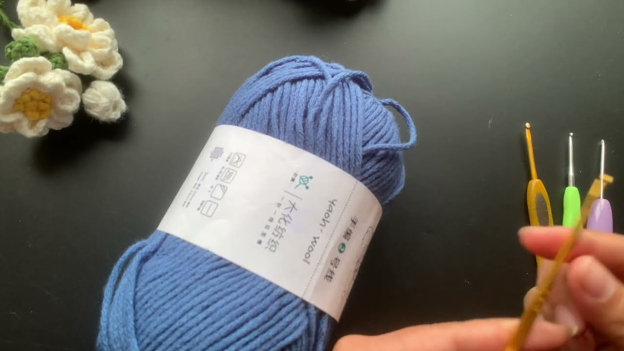 Móc Len Cơ Bản Cho Người Mới: Chọn Kim, Chọn Sợi, Cầm Sợi và Móc Mũi Đơn