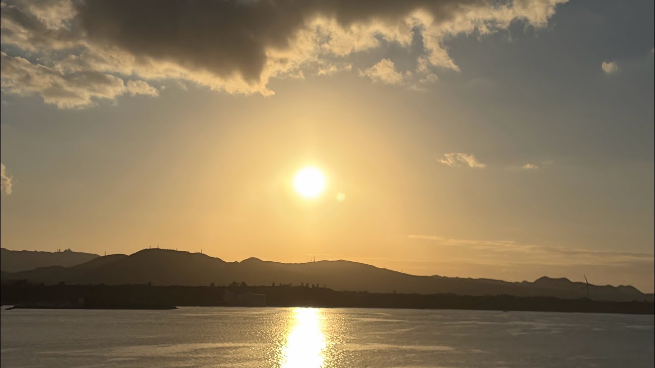 【ライブ配信】古宇利島から見える夕陽　2026年1月15日