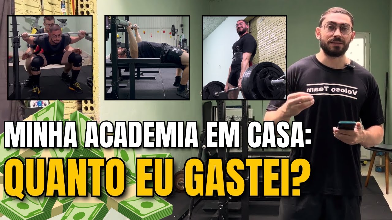 Quanto custa para montar uma ACADEMIA EM CASA?! *Descubra o preço real e dicas para economizar*