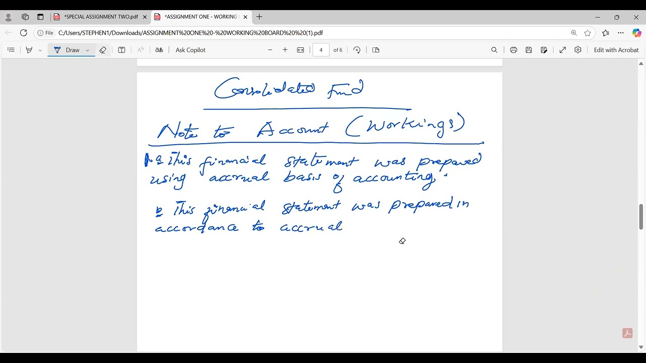 PSA - PREPARATION OF FINANCIAL STATEMENT (CENTRAL GOVERNMENT)