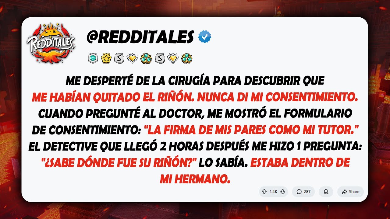 Me desperté de una cirugía con una cicatriz de 6 pulgadas. Mis padres me hicieron esto...