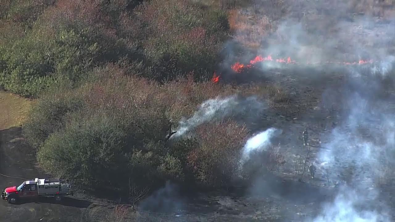 LIVE: Brush fire burning in Orange County